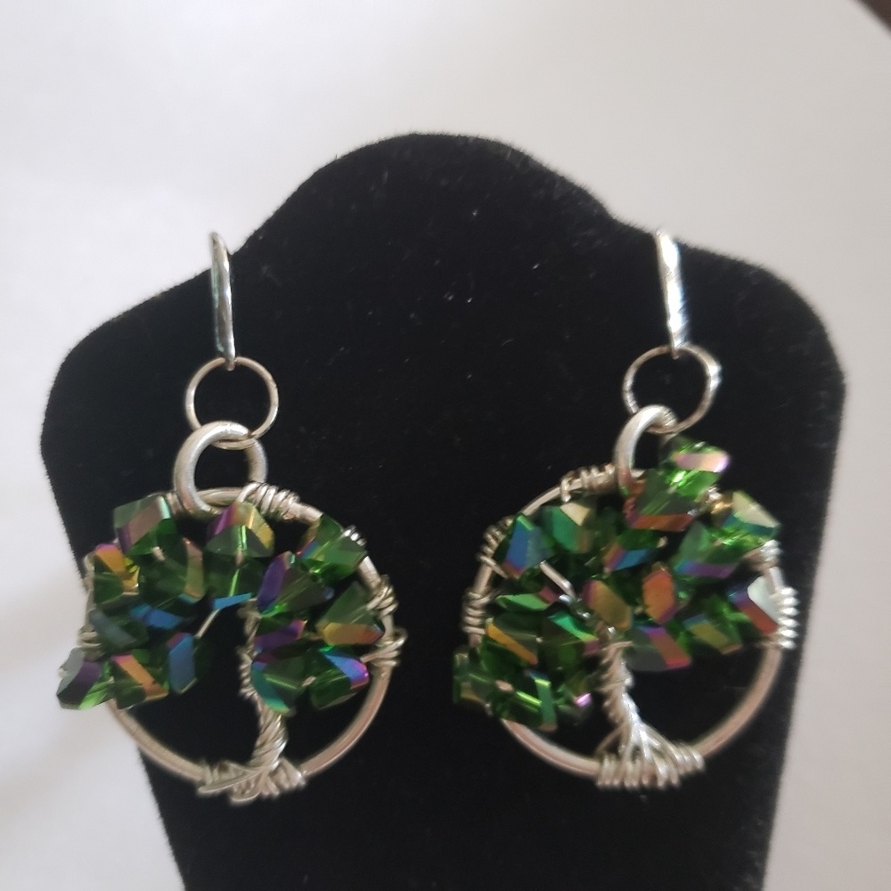 Handmade Tree of Life earrings